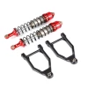 8533521 | Rovan Orange 10mm Front Shocks W/ Black Upper Suspension A-Arms Set -Deals Rovan Store 10 MILLIMETRI di alluminio ammortizzatore anteriore d urto anteriore superiore braccio 853352 per HPI Baja 5b.jpg Q90.jpg 202 1200x800 1