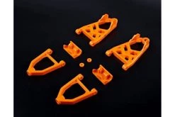 852483 | Rovan Orange Front Suspension Arm Complete Set