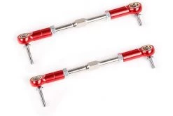 85273041 | Rovan Orange Aluminium & Steel Symmetrical Steering Turnbuckles W/ Rod Ends 2Pcs