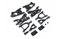 852201 | Rovan Black Rear & Front Suspension Arm Complete Set