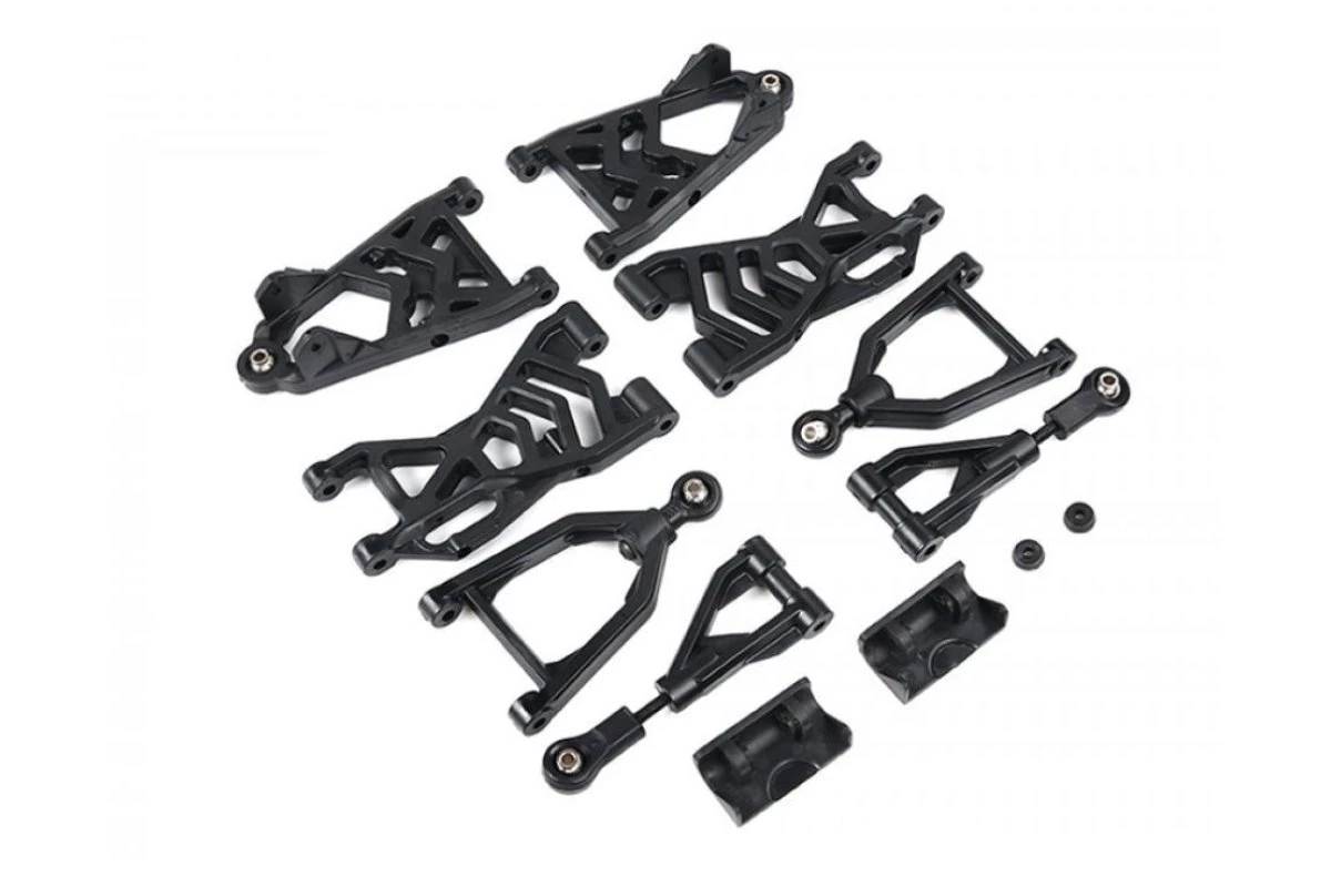 852201 | Rovan Black Rear & Front Suspension Arm Complete Set 3 852201 | Rovan Black Rear & Front Suspension Arm Complete Set
