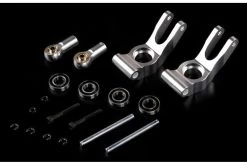 854592 | Rovan V2 Silver Aluminium Rear Hub Carriers Set