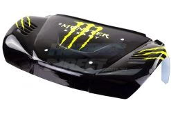 152001A | Rovan 5IVE-T Front/Bonnet Painted Black Body Shell