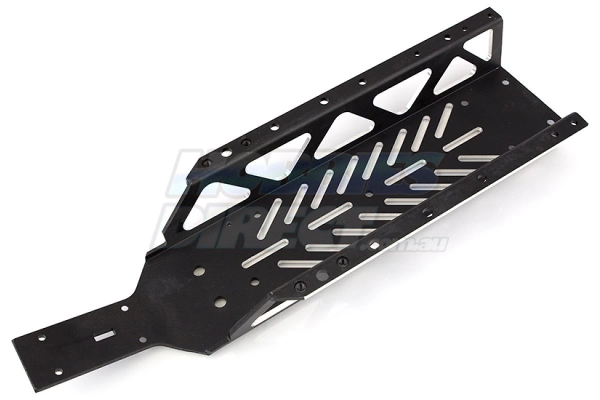 650012 | Rovan Gunmetal Aluminium CNC Lightened Main Chassis 3 650012 | Rovan Gunmetal Aluminium CNC Lightened Main Chassis