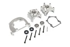 67069 | Rovan Silver Aluminium Complete 71cc 2 Stroke 4 Bolt Crankcase W/ Bearings & Seals
