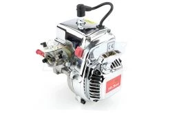 81010 | Rovan 30.5cc 4 Bolt Chrome 2 Stroke Engine /w Walbro Carb & NGK Spark Plug