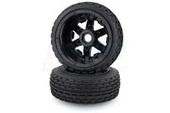 850222 | Rovan 4.7/5.5" Baja 5B Front Dirt Buster Tyres On Black Rims - Beadlocked Wheels 2Pcs -Deals Rovan Store ROV 850222 03 1200x800 1