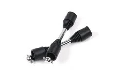 850672 | Rovan 9mm Drive Shaft (Press Fit Pins) /w Black Rubber Boots 2Pcs