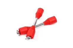 850673 | Rovan 9mm Drive Shaft (Press Fit Pins) /w Red Rubber Boots 2Pcs
