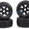 85110 | Rovan 4.7/5.5" Baja 5B Tarmac Buster II Tyres On Black Rims - Beadlocked Wheel Set 2 85110 | Rovan 4.7/5.5" Baja 5B Tarmac Buster II Tyres On Black Rims - Beadlocked Wheel Set -Deals Rovan Store ROV 85110 00 1200x800 1