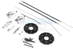 85183 | Rovan Silver Aluminium Front Cable Disc Brake Kit
