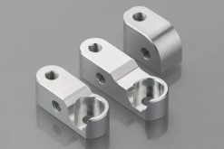 852152 | Rovan Silver Aluminium Chassis Brace Mount Set