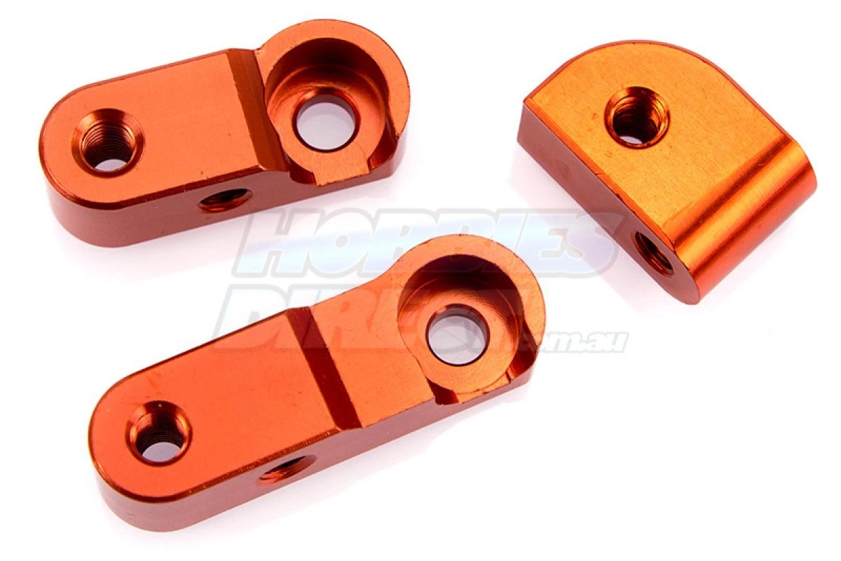 852151 | Rovan Red Aluminium Chassis Brace Mount Set 3 852151 | Rovan Red Aluminium Chassis Brace Mount Set