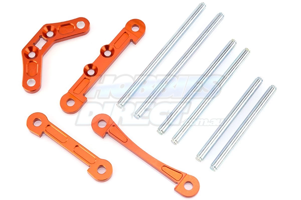 85223A | Rovan Orange Aluminium Suspension Pins & Brace Set 3 85223A | Rovan Orange Aluminium Suspension Pins & Brace Set