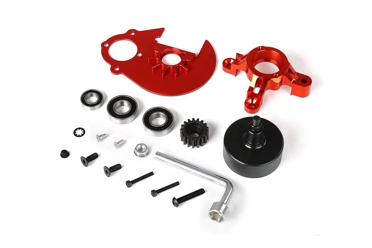 852281A | Rovan Baja Orange Aluminium Upgrade Clutch Mount Set 4 852281A | Rovan Baja Orange Aluminium Upgrade Clutch Mount Set - Image 2