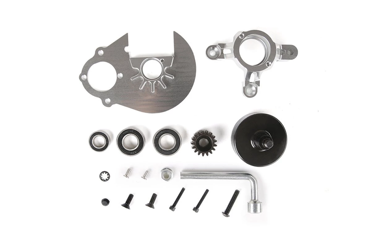 852281 | Rovan Baja Silver Aluminium Upgrade Clutch Mount Set 5 852281 | Rovan Baja Silver Aluminium Upgrade Clutch Mount Set - Image 3