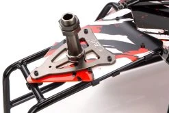 852311 | Rovan Black Steel GT Sand Rail Baja Roll Cage W/ Painted Red Panels And LED Spot Lights & Spare Tyre Mount -Deals Rovan Store ROV 852311 04 1200x800 1