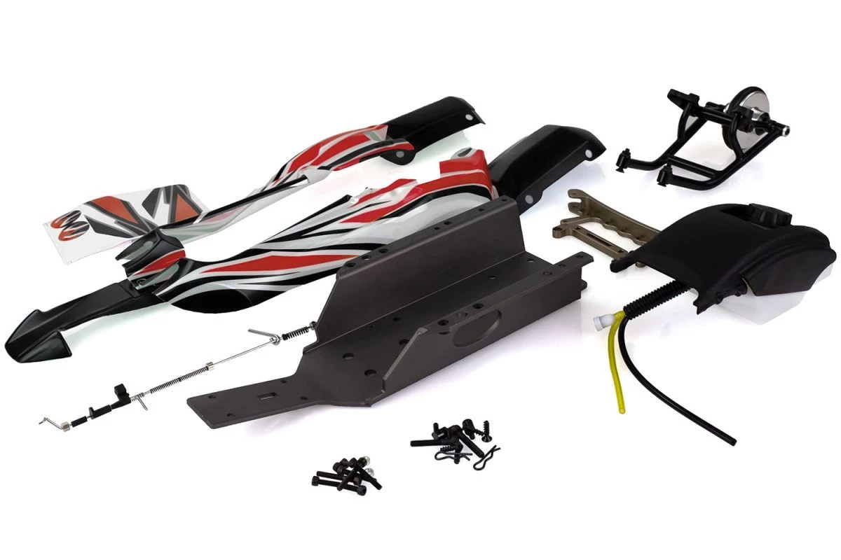 853221A | Rovan Red Baja 5B Shorty Q Conversion Kit W/ Wheelie Bar 3 853221A | Rovan Red Baja 5B Shorty Q Conversion Kit W/ Wheelie Bar