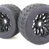 85447 | Rovan 4.7/5.5" Baja 5B Rear Tarmac Buster Tyres On Black Mesh Rims - Beadlocked Wheels 2Pcs 1 85447 | Rovan 4.7/5.5" Baja 5B Rear Tarmac Buster Tyres On Black Mesh Rims - Beadlocked Wheels 2Pcs -Deals Rovan Store ROV 85447 00 1200x800 1
