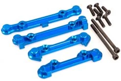 87051 | Rovan 5IVE-T Blue Aluminium Front & Rear Suspension Arm Pin Mount Set W/ Hardware