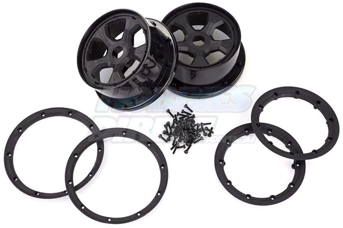 87054 | Rovan 5IVE-T 4.7/5.5" Black Rims & Beadlock Set 2Pcs 3 87054 | Rovan 5IVE-T 4.7/5.5" Black Rims & Beadlock Set 2Pcs