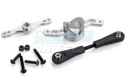 87064 | Rovan 5IVE-T Silver Aluminium Dual Steering Servo Saver Arm