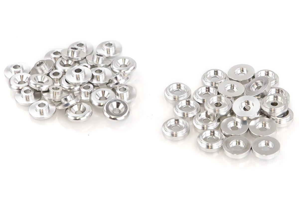 87080 | Rovan 5IVE-T Silver Aluminium Body Shell Washer Set 3 87080 | Rovan 5IVE-T Silver Aluminium Body Shell Washer Set