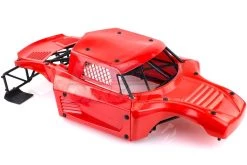87101A | Rovan 5IVE-T Red Complete Injection Molded Panels Body Shell W/ Complete Roll Cage