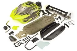 871161 | Rovan 5IVE-T To V5 Conversion Kit W/ Painted Green/Black Body Shell