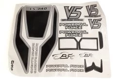 871162 | Rovan 5IVE-T To V5 Sports Conversion Kit W/ Painted Green/Black Body Shell -Deals Rovan Store ROV 871162 04 1200x800 1