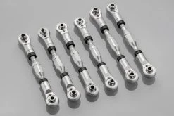 8714512 | Rovan Silver Aluminium 5IVE-T Tie Rod Set 6Pcs