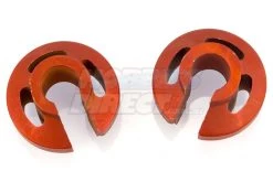 95020 | Rovan Orange Aluminium Shock Spring Retainers 2Pcs