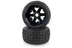 95087 | Rovan 4.7/5.5" Baja 5B Rear Tarmac Buster II Tyres On Black Rims - Beadlocked Wheels 2Pcs -Deals Rovan Store ROV 95087 03 1200x800 1