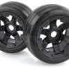 95094 | Rovan 4.7/5.5" Baja 5B Rear Slick Tyres On Black Rims - Beadlocked Wheels 2Pcs -Deals Rovan Store ROV 95094 01 1200x800 1