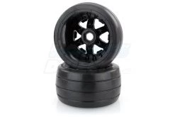 95094 | Rovan 4.7/5.5" Baja 5B Rear Slick Tyres On Black Rims - Beadlocked Wheels 2Pcs -Deals Rovan Store ROV 95094 03 1200x800 1