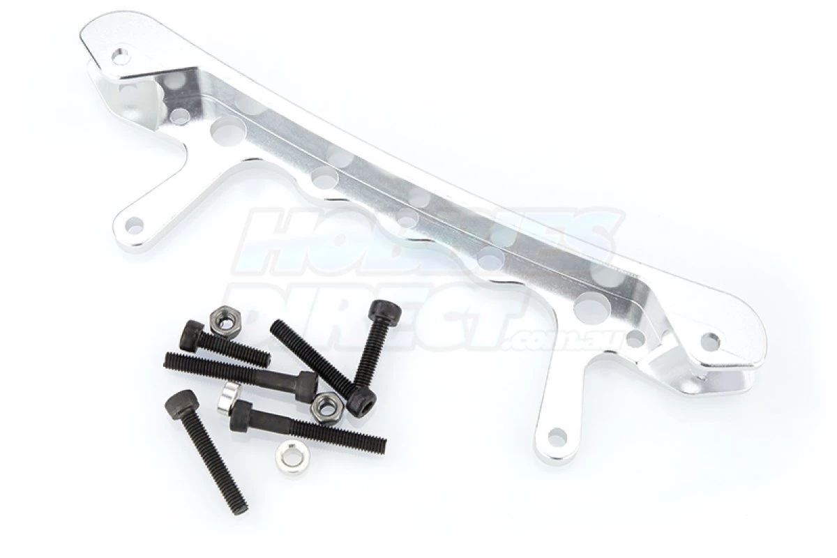 95104 | Rovan Silver Aluminium Rear Shock Tower Brace Set 3 95104 | Rovan Silver Aluminium Rear Shock Tower Brace Set