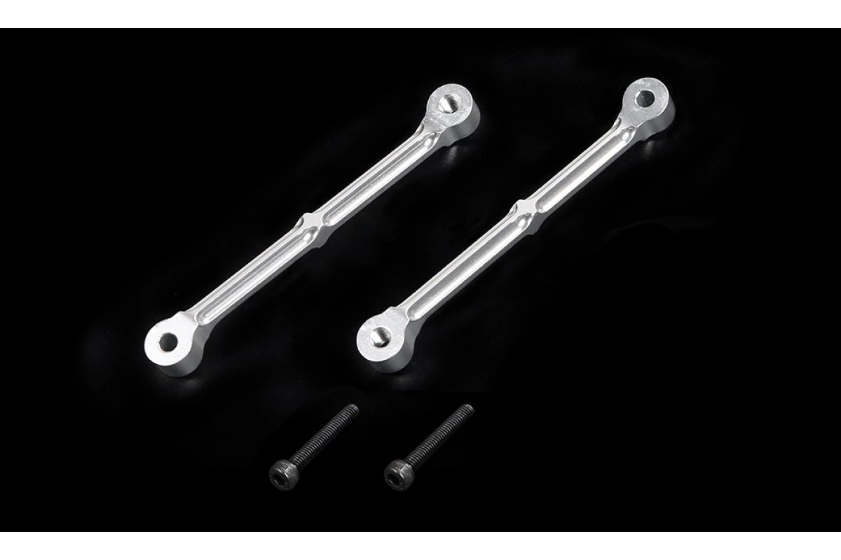 95121 | Rovan Silver Aluminium Rear Shock Tower Brace Set 4 95121 | Rovan Silver Aluminium Rear Shock Tower Brace Set - Image 2