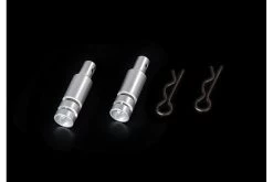 951421 | Rovan Baja Silver Aluminium Rear Body Post /w Body Pins 2Pcs