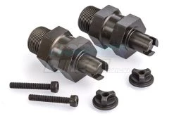 95144 | Rovan Gunmetal Aluminium Clipless Front Widener Hex Adapter Set