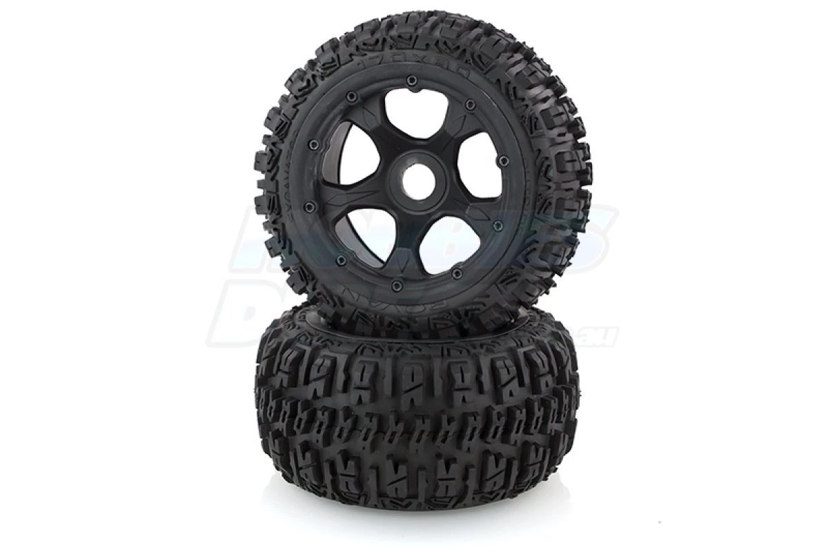 95193 | Rovan 4.7/5.5" Baja 5B Rear Trencher Tyres On Black Rims - Beadlocked Wheels 2Pcs 4 95193 | Rovan 4.7/5.5" Baja 5B Rear Trencher Tyres On Black Rims - Beadlocked Wheels 2Pcs - Image 2