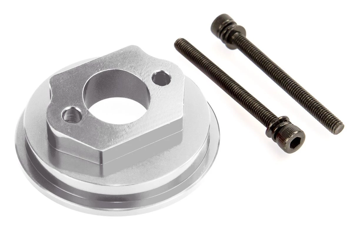 95201 | Rovan Silver Aluminium Angled High Flow Air Filter Mount W/ Hardware 3 95201 | Rovan Silver Aluminium Angled High Flow Air Filter Mount W/ Hardware