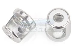 95226 | Rovan Silver Aluminium Front Upper Shock Protectors 2Pcs
