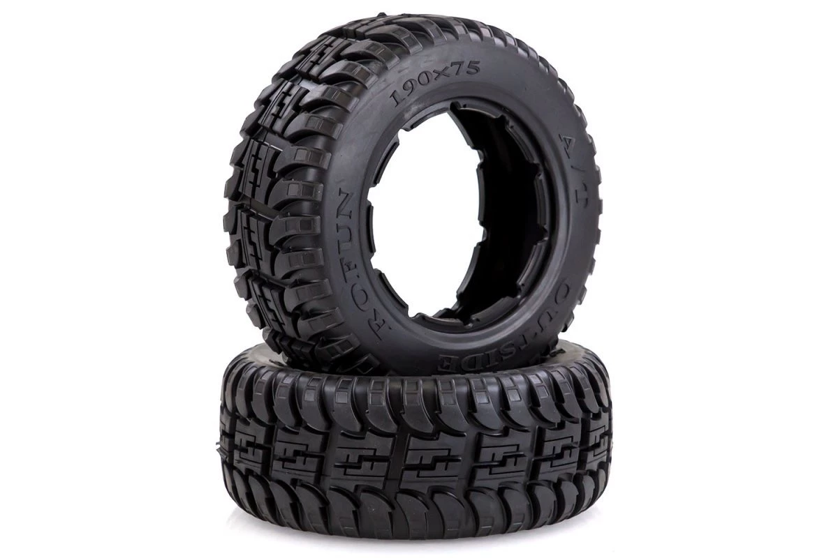 95281 | Rovan 4.7/5.5" Baja 5T/5SC Rear All Terrain Tyres 2Pcs 4 95281 | Rovan 4.7/5.5" Baja 5T/5SC Rear All Terrain Tyres 2Pcs - Image 2