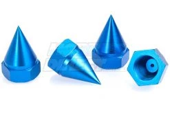 97034 | Rovan 5IVE-T Blue Aluminium Spiked 18mm (25mm Hex) Wheel Nut Set 4Pcs