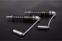 853382 | Rovan Silver Aluminium 10mm Heavy Duty Rear Shocks W/ Reservoir 2Pcs