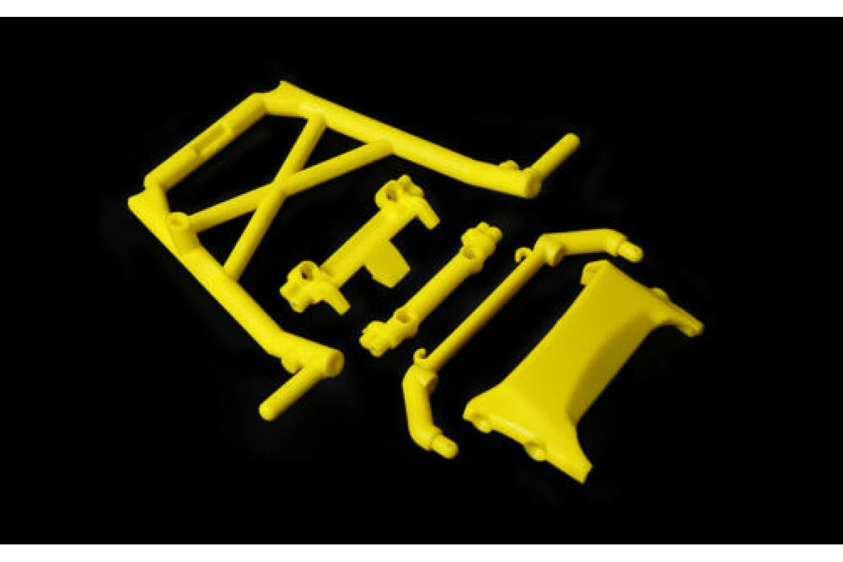 851345 | Rovan Yellow Roll Bar Mount Set 3 851345 | Rovan Yellow Roll Bar Mount Set